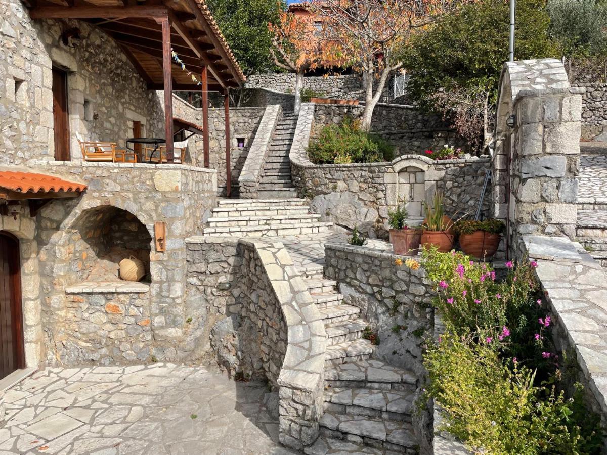 Terra Petra Villa At Psari Trikolonon Gortynia Psárion Eksteriør bilde