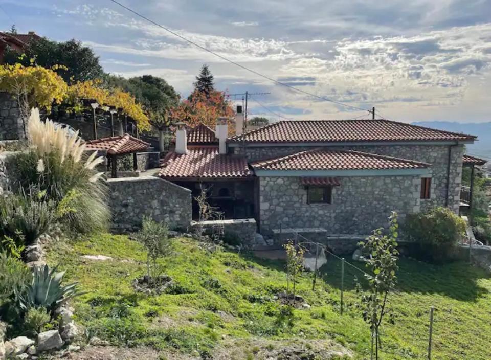Terra Petra Villa At Psari Trikolonon Gortynia Psárion Eksteriør bilde