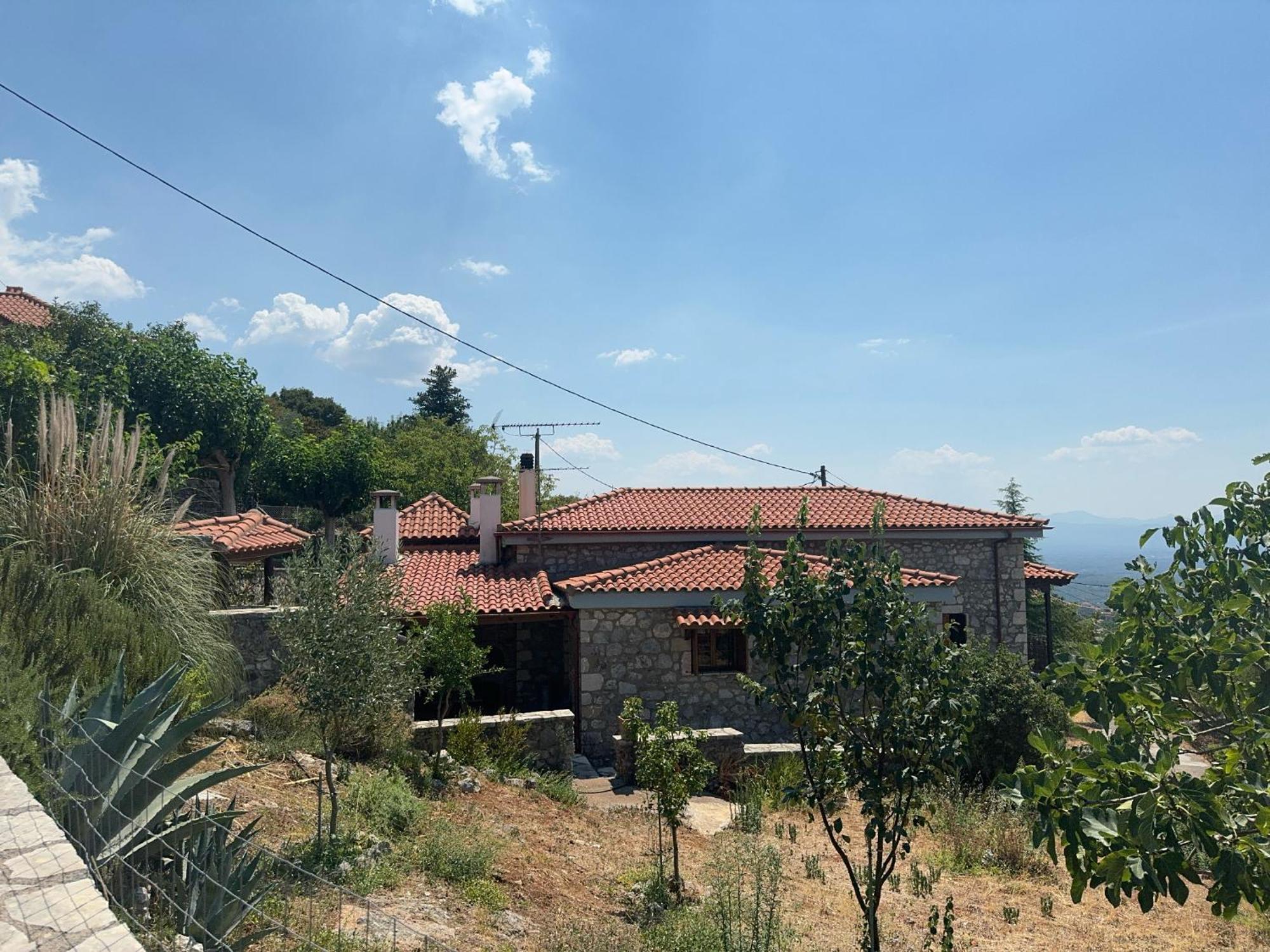 Terra Petra Villa At Psari Trikolonon Gortynia Psárion Eksteriør bilde