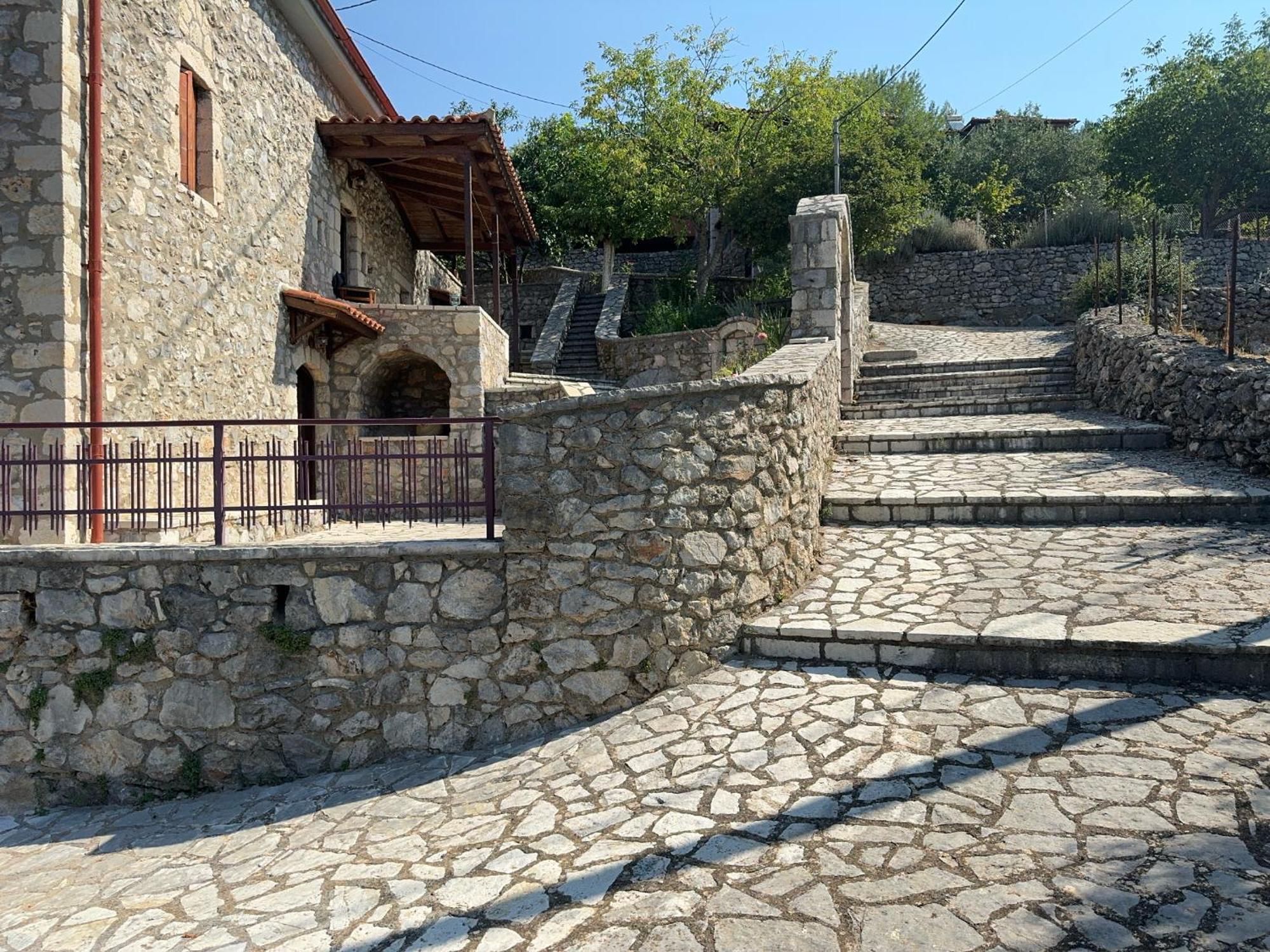 Terra Petra Villa At Psari Trikolonon Gortynia Psárion Eksteriør bilde