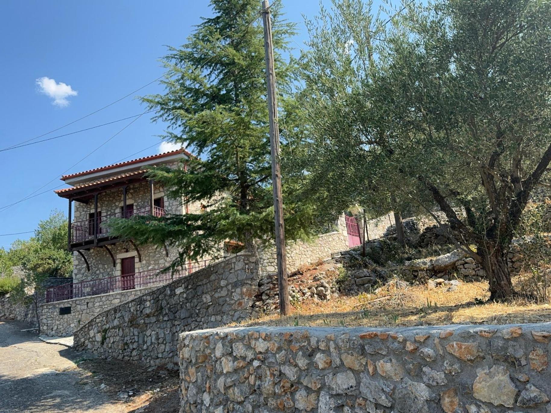 Terra Petra Villa At Psari Trikolonon Gortynia Psárion Eksteriør bilde